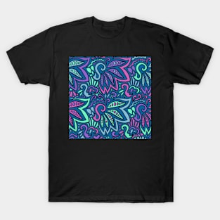 Navy Cool Paisley T-Shirt